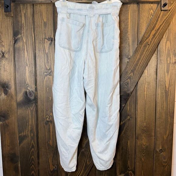 POLO RALPH LAUREN Cayuga Wash Tapered Belted Denim Pants - Picture 2 of 8